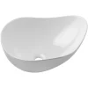 Garnero Arredamenti Lavabi Bagno-Lavabo bagno da appoggio 51x39cm ceramica bianco Flower