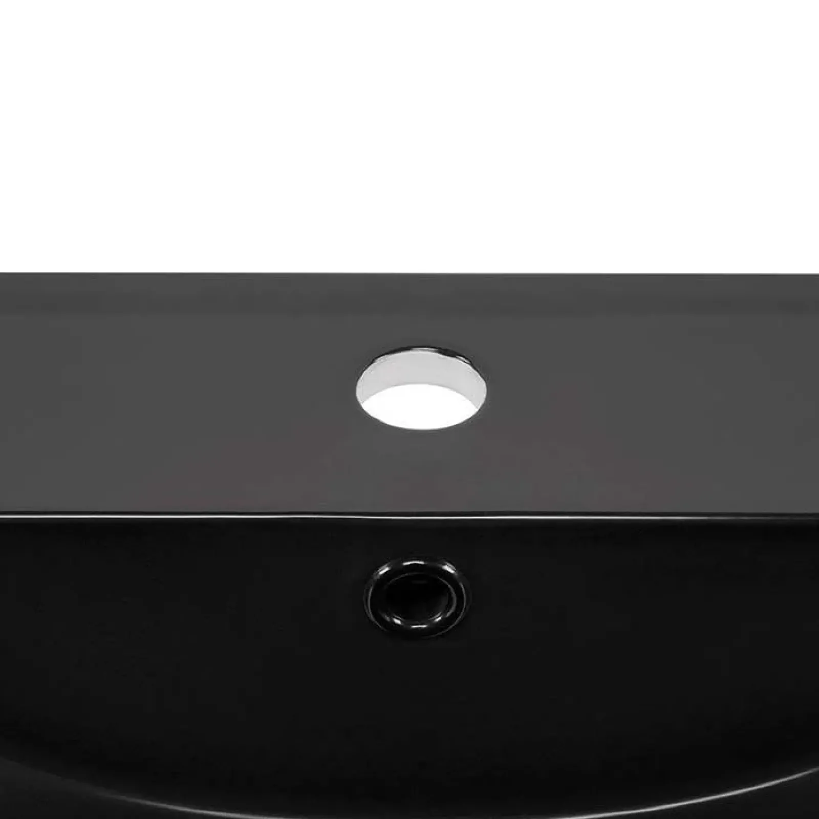 Garnero Arredamenti Lavabi Bagno-Lavabo bagno da incasso 81x46cm ceramica nera Maverick