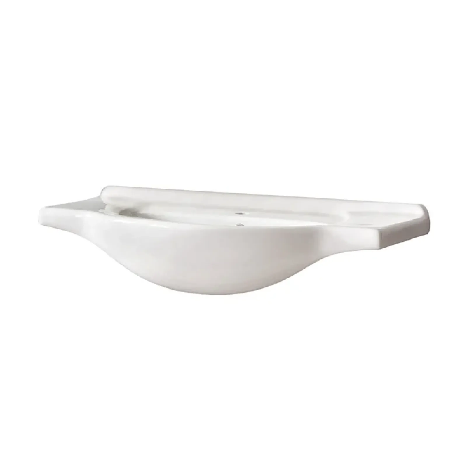 Garnero Arredamenti Lavabi Bagno-Lavabo bagno da incasso 85x49cm in ceramica bianco Alexia