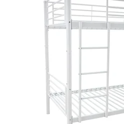 Garnero Arredamenti Letti A Castello|Letti A Castello-Letto a castello con 2 letti singoli 90x200cm bianco Rodin