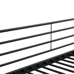 Garnero Arredamenti Letti A Castello|Letti A Castello-Letto a castello con 2 letti singoli 90x200cm nero Rodin