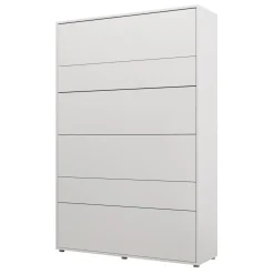 Garnero Arredamenti Letti A Scomparsa|Letti Alla Francese-Letto a scomparsa verticale 140x200 cm alla francese bianco Camelio