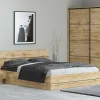 Garnero Arredamenti Letti Alla Francese-Letto alla francese 140x200cm con contenitore quercia Tamika