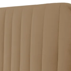 Garnero Arredamenti Letti Alla Francese-Letto contenitore alla francese 140x200cm imbottito velluto tortora Poffi Tessuto Vellutato Lucido Tortora