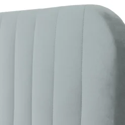 Garnero Arredamenti Letti Alla Francese-Letto contenitore alla francese 140x200cm imbottito velluto grigio Poffi Tessuto Vellutato Lucido Grigio