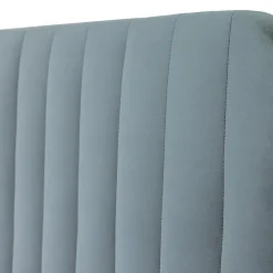 Garnero Arredamenti Letti Alla Francese-Letto contenitore alla francese 140x200cm imbottito velluto grigio scuro Poffi Tessuto Vellutato Lucido Grigio Scuro