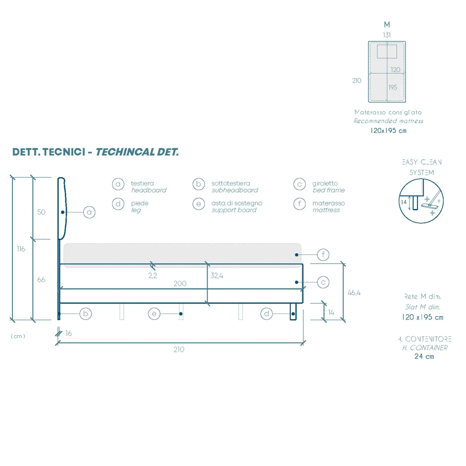 Garnero Arredamenti Letti Piazza E Mezza|Letti Per Bambini E Ragazzi-Letto contenitore una piazza e mezza 120x195cm imbottito tessuto grigio ZenZone