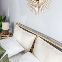 Garnero Arredamenti Letti Matrimoniali|Letti Matrimoniali-Letto matrimoniale contenitore 160x200cm rovere Noor