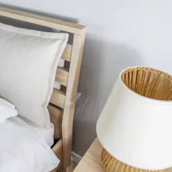 Garnero Arredamenti Letti Matrimoniali|Letti Matrimoniali-Letto matrimoniale contenitore 160x200cm rovere Noor