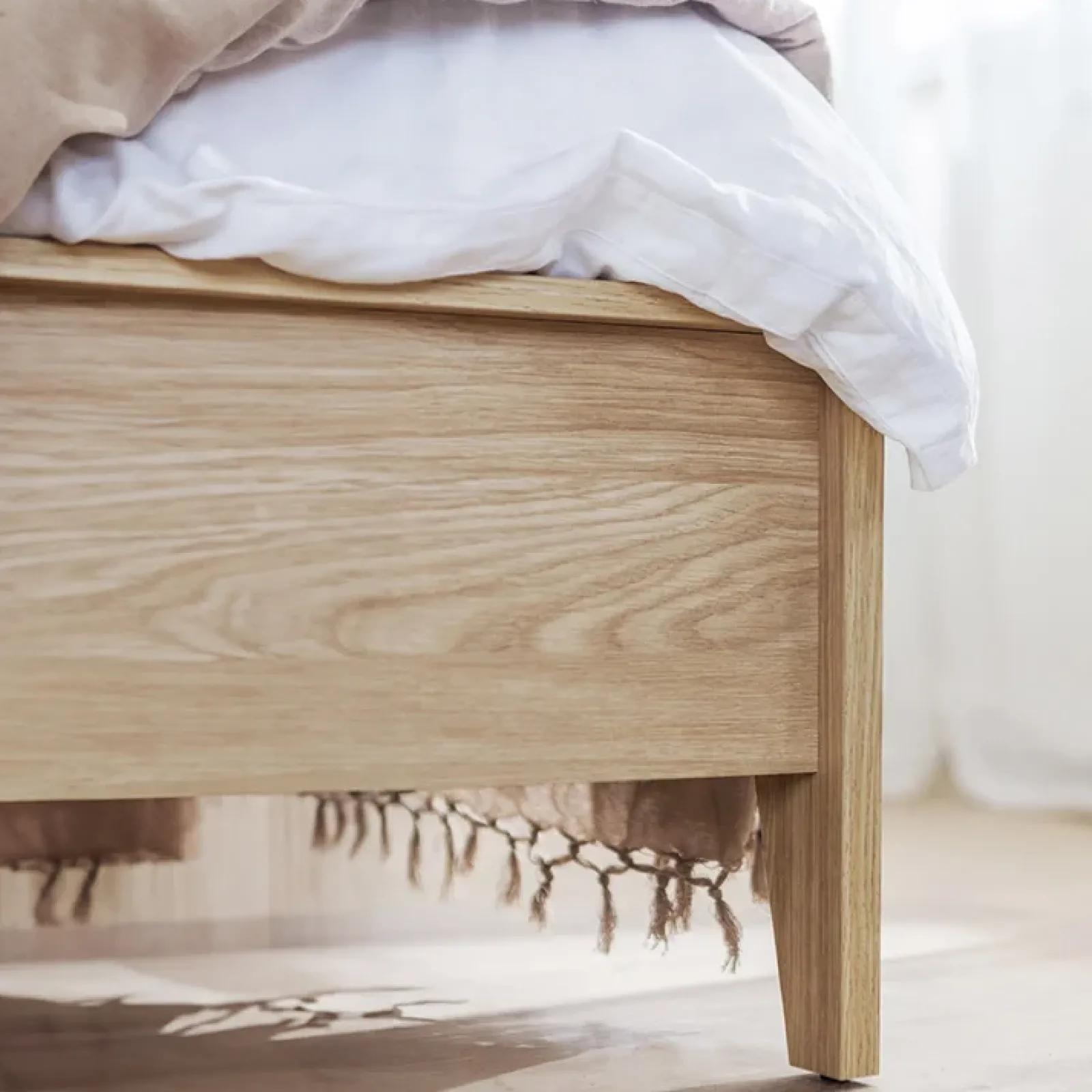 Garnero Arredamenti Letti Matrimoniali|Letti Matrimoniali-Letto matrimoniale contenitore 160x200cm rovere Noor