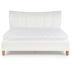 Garnero Arredamenti Letti Matrimoniali|Letti Matrimoniali-Letto matrimoniale in ecopelle 160x200cm Cabras Gihome® Bianco