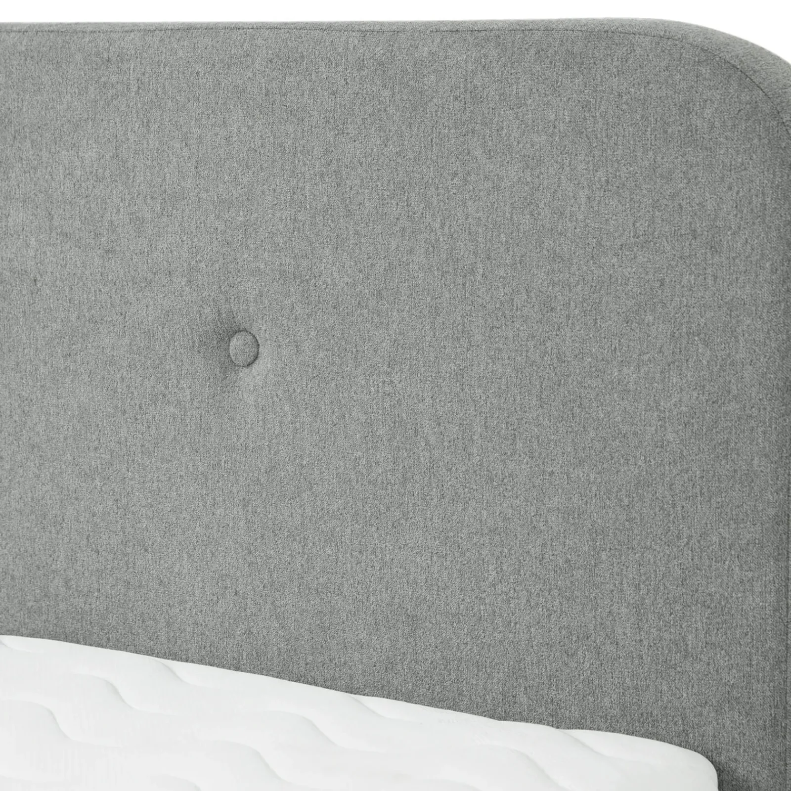 Garnero Arredamenti Letti Matrimoniali|Letti Matrimoniali-Letto matrimoniale 160x200 cm con rete a doghe imbottito grigio Dreama