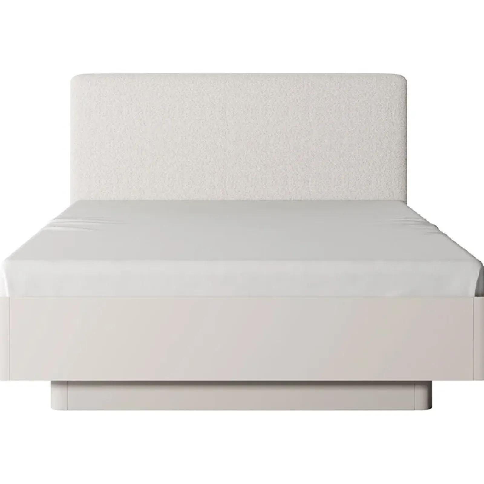 Garnero Arredamenti Letti Matrimoniali|Letti Matrimoniali-Letto matrimoniale 160x200cm contenitore beige Ramis