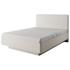 Garnero Arredamenti Letti Matrimoniali|Letti Matrimoniali-Letto matrimoniale 160x200cm contenitore beige Ramis