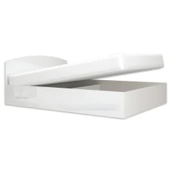 Garnero Arredamenti Letti Matrimoniali|Letti Matrimoniali-Letto matrimoniale 160x200cm standard Roma-Sorrento Bianco Lucido