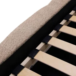 Garnero Arredamenti Letti Oversize-Letto oversize 180x200cm con rete contenitore imbottito tessuto bouclé rosa Aluna Tessuto Abriamo Rosa