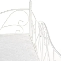 Garnero Arredamenti Letti Per Bambini E Ragazzi|Letti Per Bambini E Ragazzi-Letto singolo 90x200cm moderno con testiera bianco Azahara Bianco Opaco