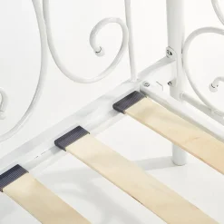 Garnero Arredamenti Letti Per Bambini E Ragazzi|Letti Per Bambini E Ragazzi-Letto singolo 90x200cm moderno con testiera bianco Azahara Bianco Opaco