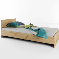 Garnero Arredamenti Letti Per Bambini E Ragazzi|Letti Per Bambini E Ragazzi-Letto singolo 90x200cm moderno Marco Rovere Rustico