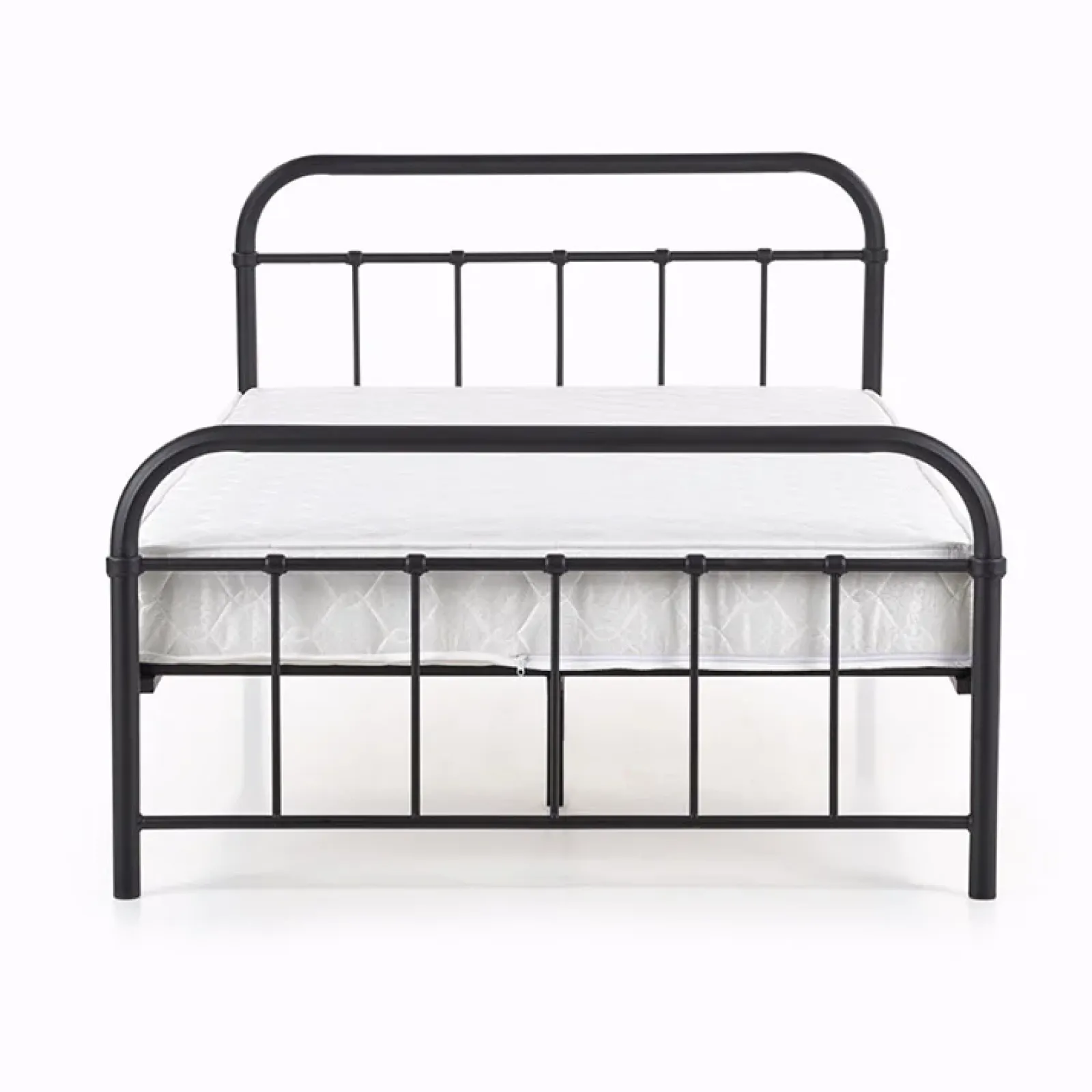 Garnero Arredamenti Letti Piazza E Mezza|Letti Per Bambini E Ragazzi-Letto una piazza e mezza moderno 120x200cm nero Stella