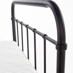 Garnero Arredamenti Letti Piazza E Mezza|Letti Per Bambini E Ragazzi-Letto una piazza e mezza moderno 120x200cm nero Stella