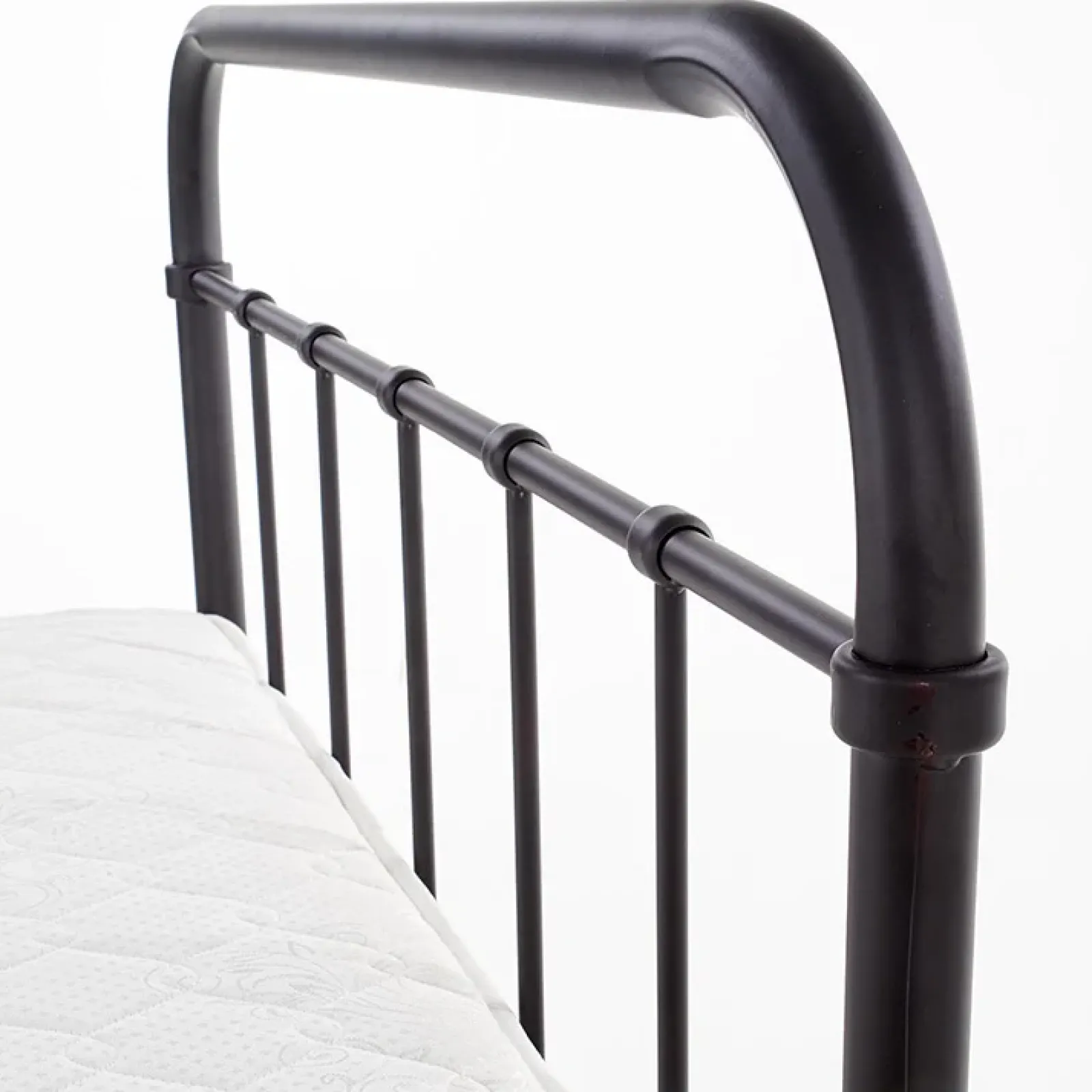 Garnero Arredamenti Letti Piazza E Mezza|Letti Per Bambini E Ragazzi-Letto una piazza e mezza moderno 120x200cm nero Stella