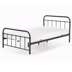 Garnero Arredamenti Letti Piazza E Mezza|Letti Per Bambini E Ragazzi-Letto una piazza e mezza moderno 120x200cm nero Stella