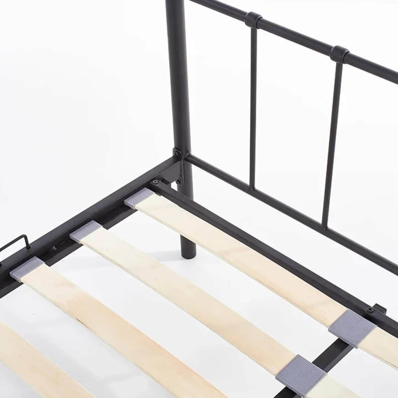 Garnero Arredamenti Letti Piazza E Mezza|Letti Per Bambini E Ragazzi-Letto una piazza e mezza moderno 120x200cm nero Stella