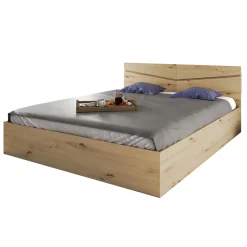Garnero Arredamenti Letti Alla Francese-Letto 140x200cm alla francese contenitore Camilla Gihome® Rovere Rustico