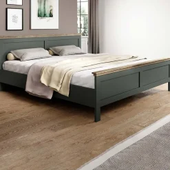 Garnero Arredamenti Letti Oversize-Letto 180x200cm matrimoniale oversize verde quercia Texel