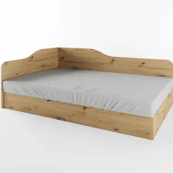 Garnero Arredamenti Letti Per Bambini E Ragazzi|Letti Per Bambini E Ragazzi-Letto 120x190cm una piazza e mezza contenitore stile Alex Gihome® Rovere Rustico