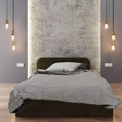 Garnero Arredamenti Letti Per Cameretta|Letti Per Bambini E Ragazzi-Letto 120x190cm una piazza e mezza contenitore Carducci Noce