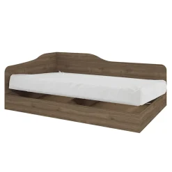 Garnero Arredamenti Letti Per Bambini E Ragazzi|Letti Per Bambini E Ragazzi-Letto 120x190cm una piazza e mezza contenitore Alex Gihome® Noce