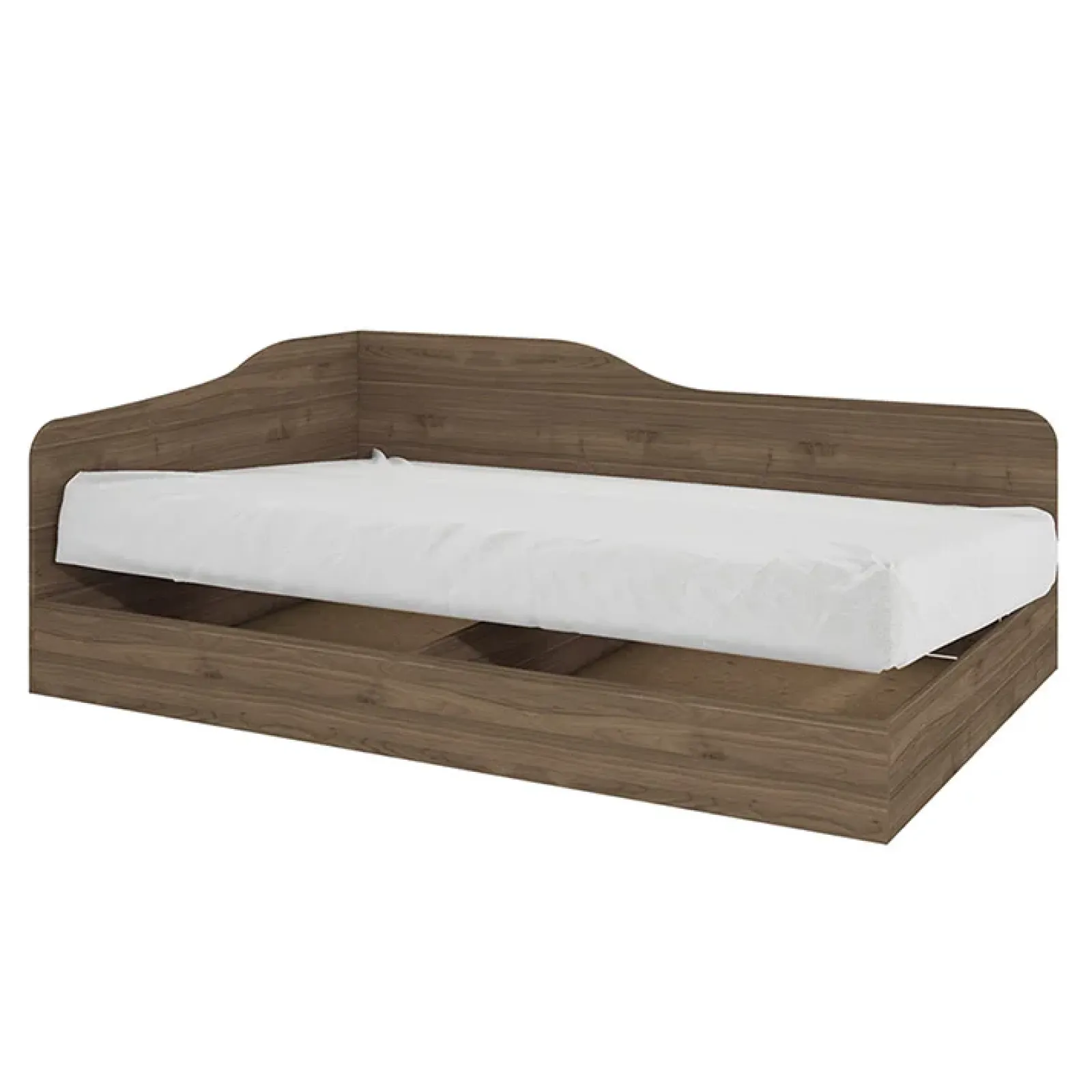 Garnero Arredamenti Letti Per Bambini E Ragazzi|Letti Per Bambini E Ragazzi-Letto 120x190cm una piazza e mezza contenitore Alex Gihome® Noce