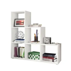 Garnero Arredamenti Librerie|Librerie-Libreria 105x108h cm 6 vani a giorno moderna bianco Reading Bianco Opaco