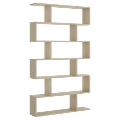 Garnero Arredamenti Librerie Ufficio|Librerie-Libreria 80x192h cm design moderno chiaro Zaira Rovere