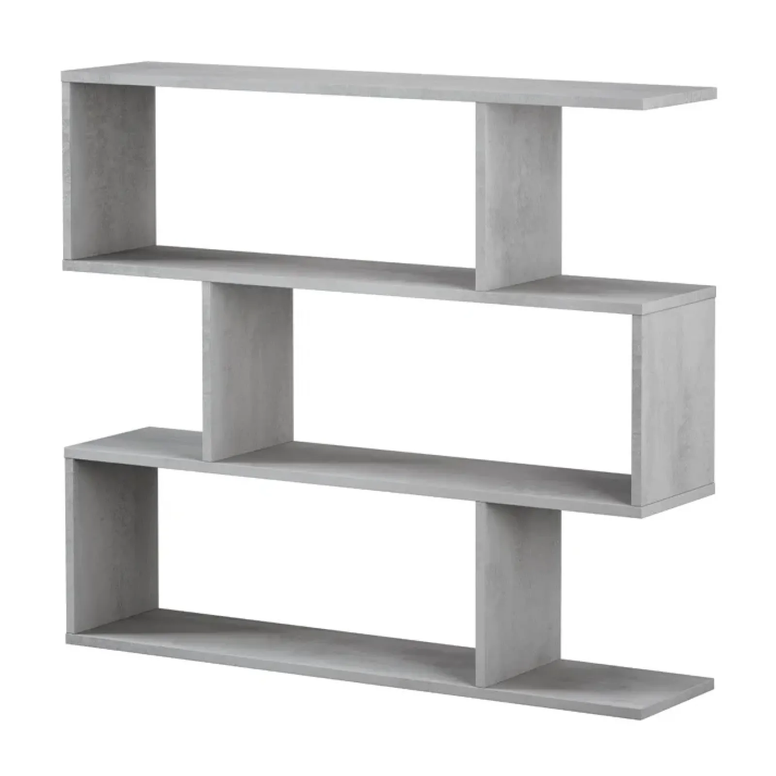 Garnero Arredamenti Librerie Ufficio|Librerie-Libreria 110x97h cm moderna design soggiorno cemento Sakura