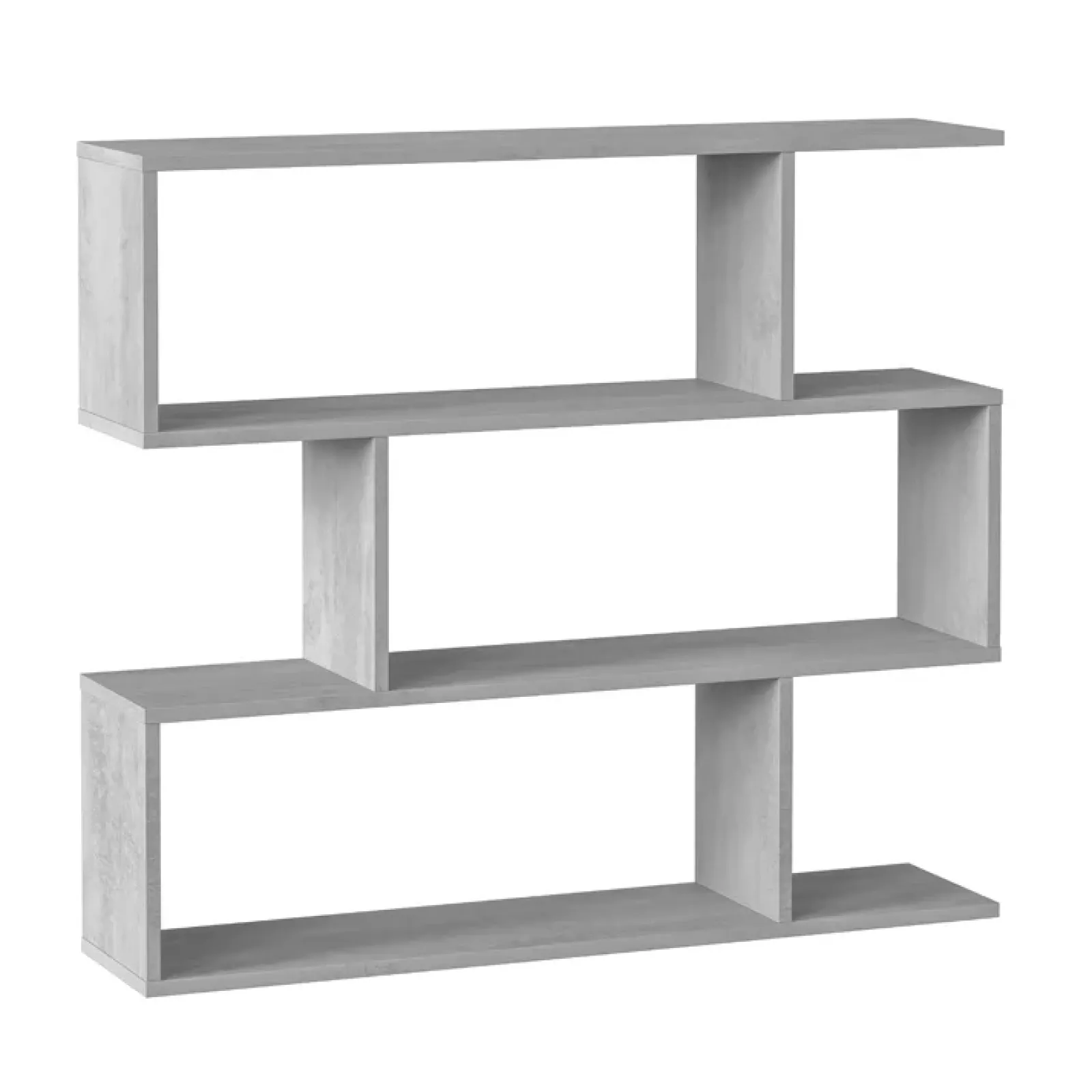 Garnero Arredamenti Librerie Ufficio|Librerie-Libreria 110x97h cm moderna design soggiorno cemento Sakura