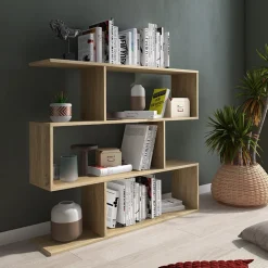 Garnero Arredamenti Librerie Ufficio|Librerie-Libreria 110x96h cm moderna soggiorno design Janna Rovere