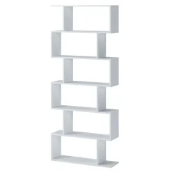 Garnero Arredamenti Librerie Ufficio|Librerie-Libreria 80x191h cm ufficio moderna Carry Bianco Opaco