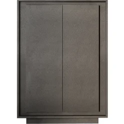 Garnero Arredamenti Credenza Alta|Credenze Moderne-Madia alta 106x171h cm 2 ante Deluxe Antracite