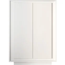Garnero Arredamenti Credenza Alta|Credenze Moderne-Madia alta 106x171h cm 2 ante Deluxe Bianco Opaco