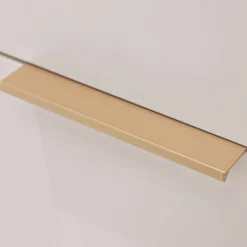 Garnero Arredamenti Madie Moderne|Madie Moderne-Madia 107x80h cm 1 anta 2 cassetti cannettato moderna beige Vanessa