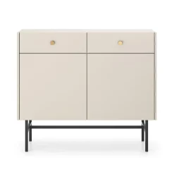 Garnero Arredamenti Credenze Moderne|Madie Moderne-Madia 105x90h cm 2 ante 2 cassetti moderna Eterna Beige