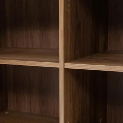 Garnero Arredamenti Madie Moderne|Madie Moderne-Madia 160x78h cm 2 ante 3 cassetti piano effetto marmo nero noce Caliva