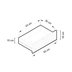 Garnero Arredamenti Credenze Moderne|Madie Moderne-Madia 154x83h cm 3 ante 3 cassetti moderna nero Alisa Nero Opaco