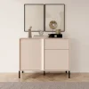 Garnero Arredamenti Madie Moderne|Madie Moderne-Madia 103x82h cm 2 ante 1 cassetto moderna beige Melly