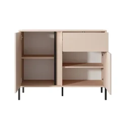 Garnero Arredamenti Madie Moderne|Madie Moderne-Madia 103x82h cm 2 ante 1 cassetto moderna beige Melly