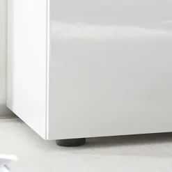 Garnero Arredamenti Credenze Moderne|Madie Moderne-Madia 130x82h cm 2 ante 1 cassetto moderna bianco lucido Steppi