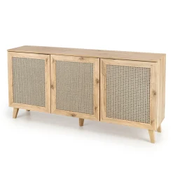 Garnero Arredamenti Madie Moderne|Madie Moderne-Madia 160x85h cm 3 ante 3 ripiani moderna rovere Sombra